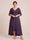 A-Line/Princess V-Neck Asymmetrical Plus Size Mother of the Bride Dresses With Ruffles
