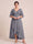 A-Line/Princess V-Neck Asymmetrical Plus Size Mother of the Bride Dresses With Ruffles
