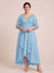 A-Line/Princess V-Neck Asymmetrical Plus Size Mother of the Bride Dresses With Ruffles