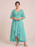 A-Line/Princess V-Neck Asymmetrical Plus Size Mother of the Bride Dresses With Ruffles