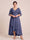 A-Line/Princess V-Neck Asymmetrical Plus Size Mother of the Bride Dresses With Ruffles
