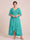 A-Line/Princess V-Neck Asymmetrical Plus Size Mother of the Bride Dresses With Ruffles