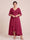 A-Line/Princess V-Neck Asymmetrical Plus Size Mother of the Bride Dresses With Ruffles