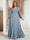 A-Line/Princess V-Neck Floor-Length Plus Size Mother of the Bride Dresses