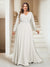A-Line/Princess V-Neck Floor-Length Plus Size Mother of the Bride Dresses