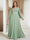 A-Line/Princess V-Neck Floor-Length Plus Size Mother of the Bride Dresses