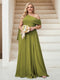 A-Line/Princess One-Shoulder Floor-Length Sleeveless Plus Size Bridesmaid Dresses