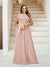 A-Line/Princess One-Shoulder Floor-Length Sleeveless Plus Size Bridesmaid Dresses