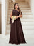 A-Line/Princess One-Shoulder Floor-Length Sleeveless Plus Size Bridesmaid Dresses