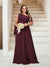 A-Line/Princess One-Shoulder Floor-Length Sleeveless Plus Size Bridesmaid Dresses