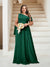 A-Line/Princess One-Shoulder Floor-Length Sleeveless Plus Size Bridesmaid Dresses
