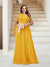 A-Line/Princess One-Shoulder Floor-Length Sleeveless Plus Size Bridesmaid Dresses