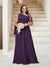 A-Line/Princess One-Shoulder Floor-Length Sleeveless Plus Size Bridesmaid Dresses