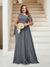 A-Line/Princess One-Shoulder Floor-Length Sleeveless Plus Size Bridesmaid Dresses