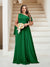 A-Line/Princess One-Shoulder Floor-Length Sleeveless Plus Size Bridesmaid Dresses