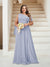 A-Line/Princess One-Shoulder Floor-Length Sleeveless Plus Size Bridesmaid Dresses