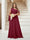 A-Line/Princess One-Shoulder Floor-Length Sleeveless Plus Size Bridesmaid Dresses