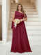 A-Line/Princess One-Shoulder Floor-Length Sleeveless Plus Size Bridesmaid Dresses