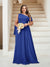 A-Line/Princess One-Shoulder Floor-Length Sleeveless Plus Size Bridesmaid Dresses