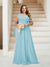 A-Line/Princess One-Shoulder Floor-Length Sleeveless Plus Size Bridesmaid Dresses