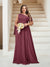 A-Line/Princess One-Shoulder Floor-Length Sleeveless Plus Size Bridesmaid Dresses