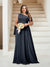 A-Line/Princess One-Shoulder Floor-Length Sleeveless Plus Size Bridesmaid Dresses