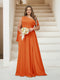 A-Line/Princess One-Shoulder Floor-Length Sleeveless Plus Size Bridesmaid Dresses