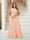 A-Line/Princess One-Shoulder Floor-Length Sleeveless Plus Size Bridesmaid Dresses