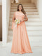 A-Line/Princess One-Shoulder Floor-Length Sleeveless Plus Size Bridesmaid Dresses