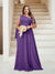 A-Line/Princess One-Shoulder Floor-Length Sleeveless Plus Size Bridesmaid Dresses