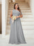 A-Line/Princess One-Shoulder Floor-Length Sleeveless Plus Size Bridesmaid Dresses
