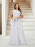 A-Line/Princess One-Shoulder Floor-Length Sleeveless Plus Size Bridesmaid Dresses