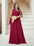 A-Line/Princess One-Shoulder Floor-Length Sleeveless Plus Size Bridesmaid Dresses