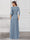 A-Line/Princess V-Neck 3/4 Sleeves Mother of the Bride Dresses With Ruffles