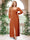 A-Line/Princess Sweetheart Long Sleeves Chiffon Plus Size Bridesmaid Dresses with Sash