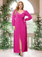A-Line/Princess Sweetheart Long Sleeves Chiffon Plus Size Bridesmaid Dresses with Sash