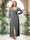A-Line/Princess Sweetheart Long Sleeves Chiffon Plus Size Bridesmaid Dresses with Sash