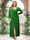 A-Line/Princess Sweetheart Long Sleeves Chiffon Plus Size Bridesmaid Dresses with Sash