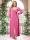 A-Line/Princess Sweetheart Long Sleeves Chiffon Plus Size Bridesmaid Dresses with Sash