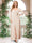 A-Line/Princess Sweetheart Long Sleeves Chiffon Plus Size Bridesmaid Dresses with Sash