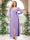 A-Line/Princess Sweetheart Long Sleeves Chiffon Plus Size Bridesmaid Dresses with Sash