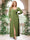 A-Line/Princess Sweetheart Long Sleeves Chiffon Plus Size Bridesmaid Dresses with Sash