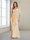 Sheath/Column V-Neck Floor-Length Chiffon Mother of the Bride Dresses with Appliques
