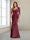 Sheath/Column V-Neck Floor-Length Chiffon Mother of the Bride Dresses with Appliques