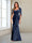 Sheath/Column V-Neck Floor-Length Chiffon Mother of the Bride Dresses with Appliques
