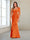 Sheath/Column V-Neck Floor-Length Chiffon Mother of the Bride Dresses with Appliques