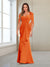 Sheath/Column V-Neck Floor-Length Chiffon Mother of the Bride Dresses with Appliques