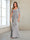 Sheath/Column V-Neck Floor-Length Chiffon Mother of the Bride Dresses with Appliques