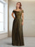 A-Line/Princess Off-the-Shoulder Sleeveless Floor-Length Ruched Mother of the Bride Dresses