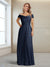 A-Line/Princess Off-the-Shoulder Sleeveless Floor-Length Ruched Mother of the Bride Dresses